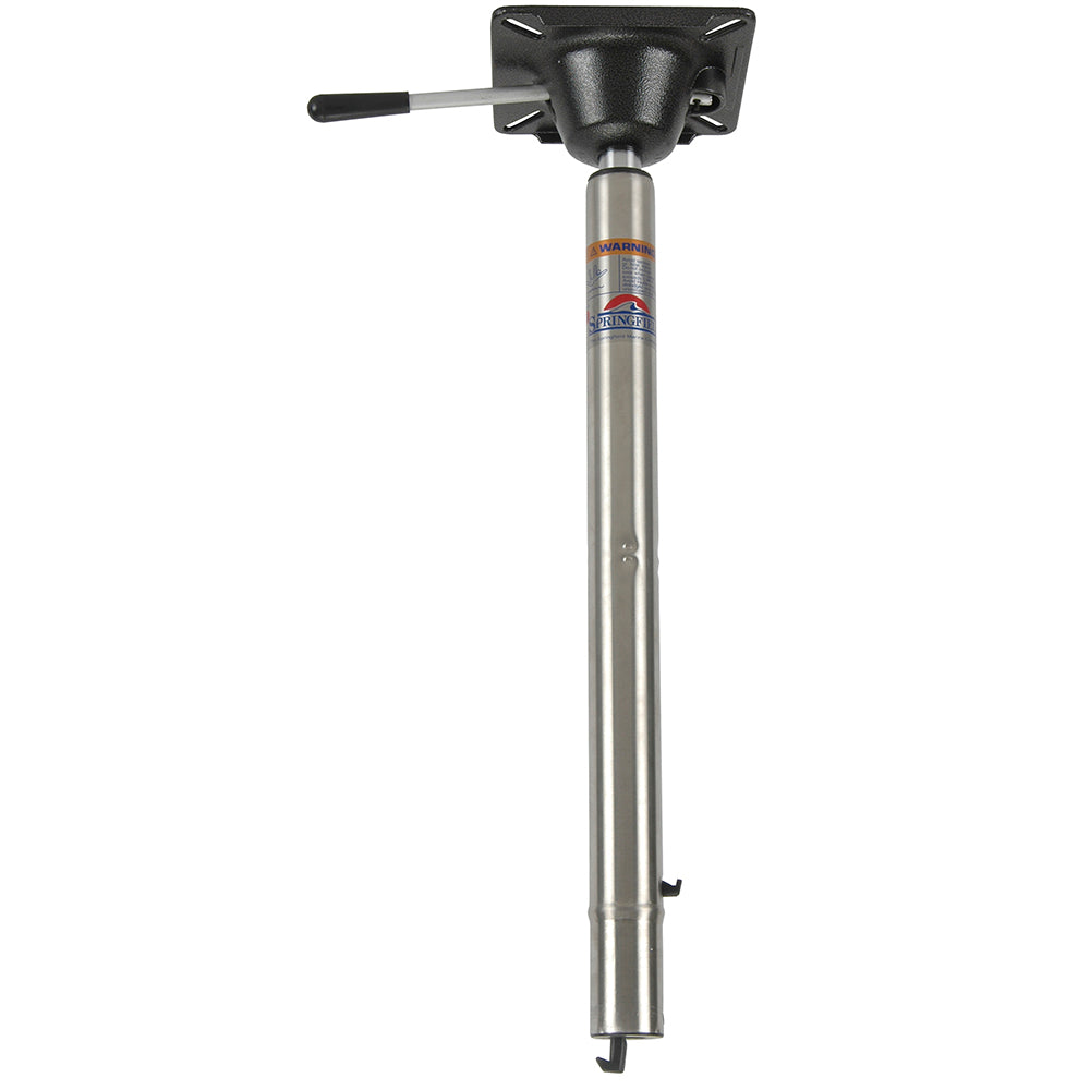 Springfield Spring-Lock Power-Rise Adjustable Stand-Up Post - Stainless Steel - Deckhand Marine Supply