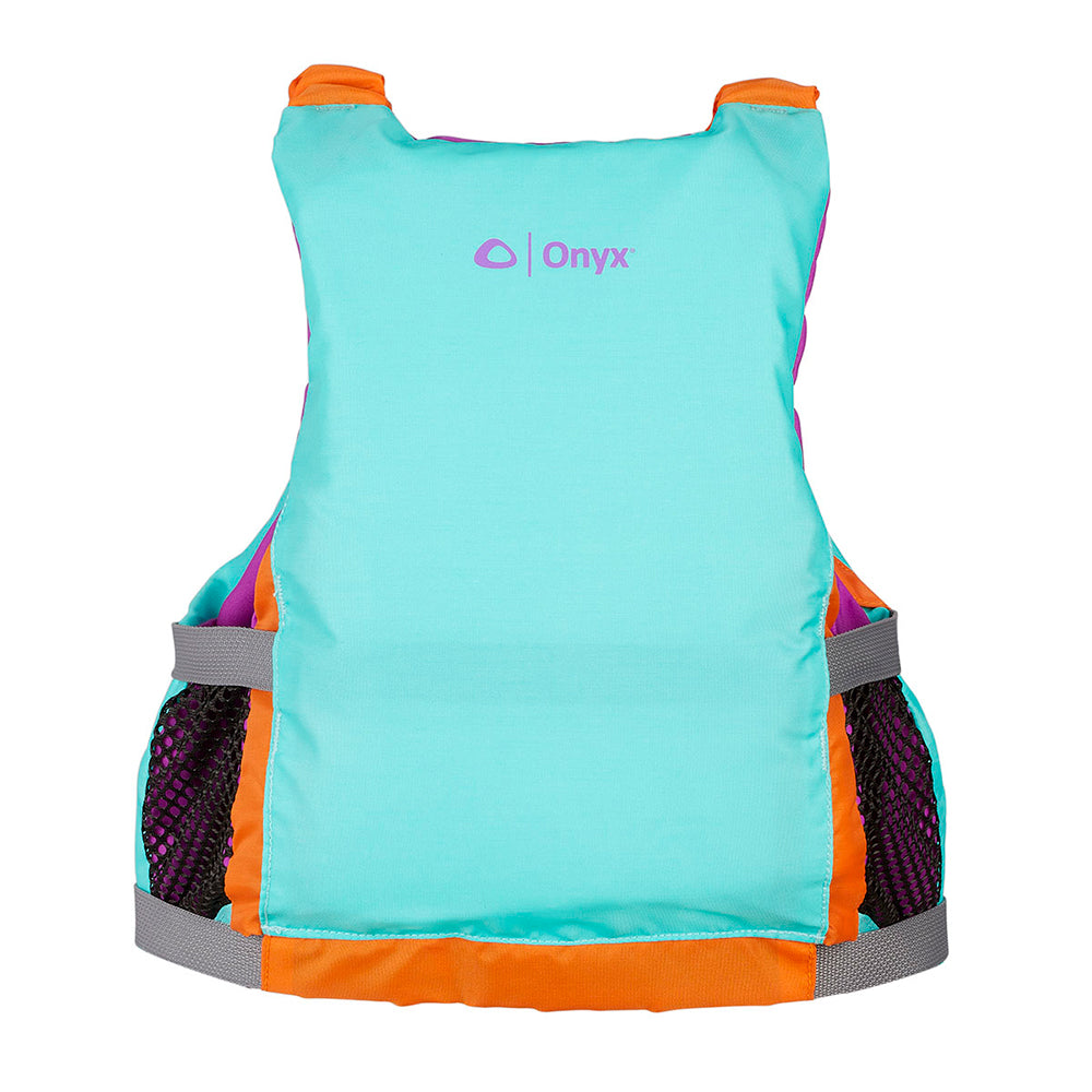 Onyx Youth Universal Paddle Vest - Aqua - Deckhand Marine Supply