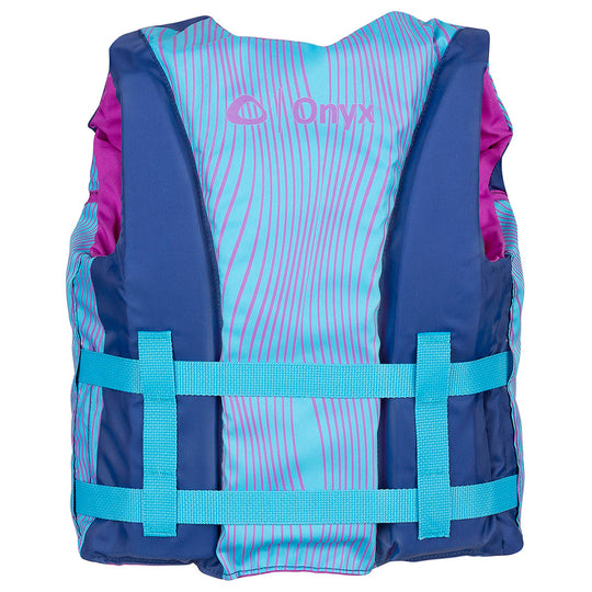 Onyx Shoal All Adventure Youth Paddle  Water Sports Life Jacket - Blue - Deckhand Marine Supply