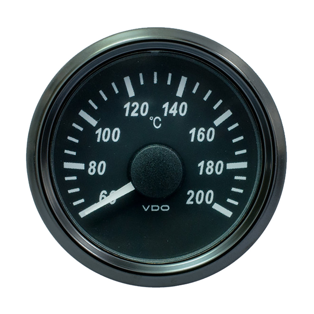 VDO SingleViu 52mm (2-1/16") Cylinder Temp. Gauge - 200C - 471-14 Ohm - Deckhand Marine Supply