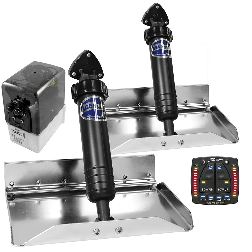 Bennett Marine 12x9 Performance Sport Tab System - Deckhand Marine Supply