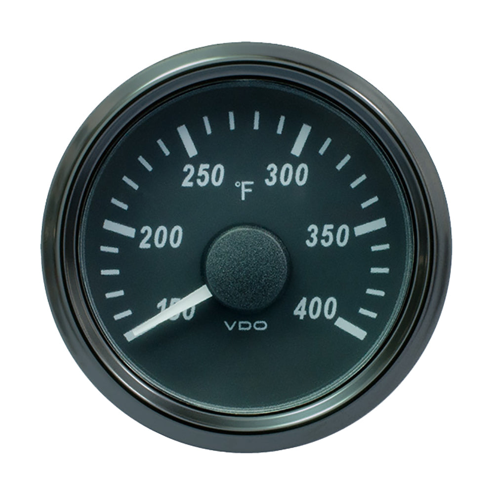 VDO SingleViu 52mm (2-1/16") Cylinder Temp. Gauge - 400F - 471-14 Ohm - Deckhand Marine Supply