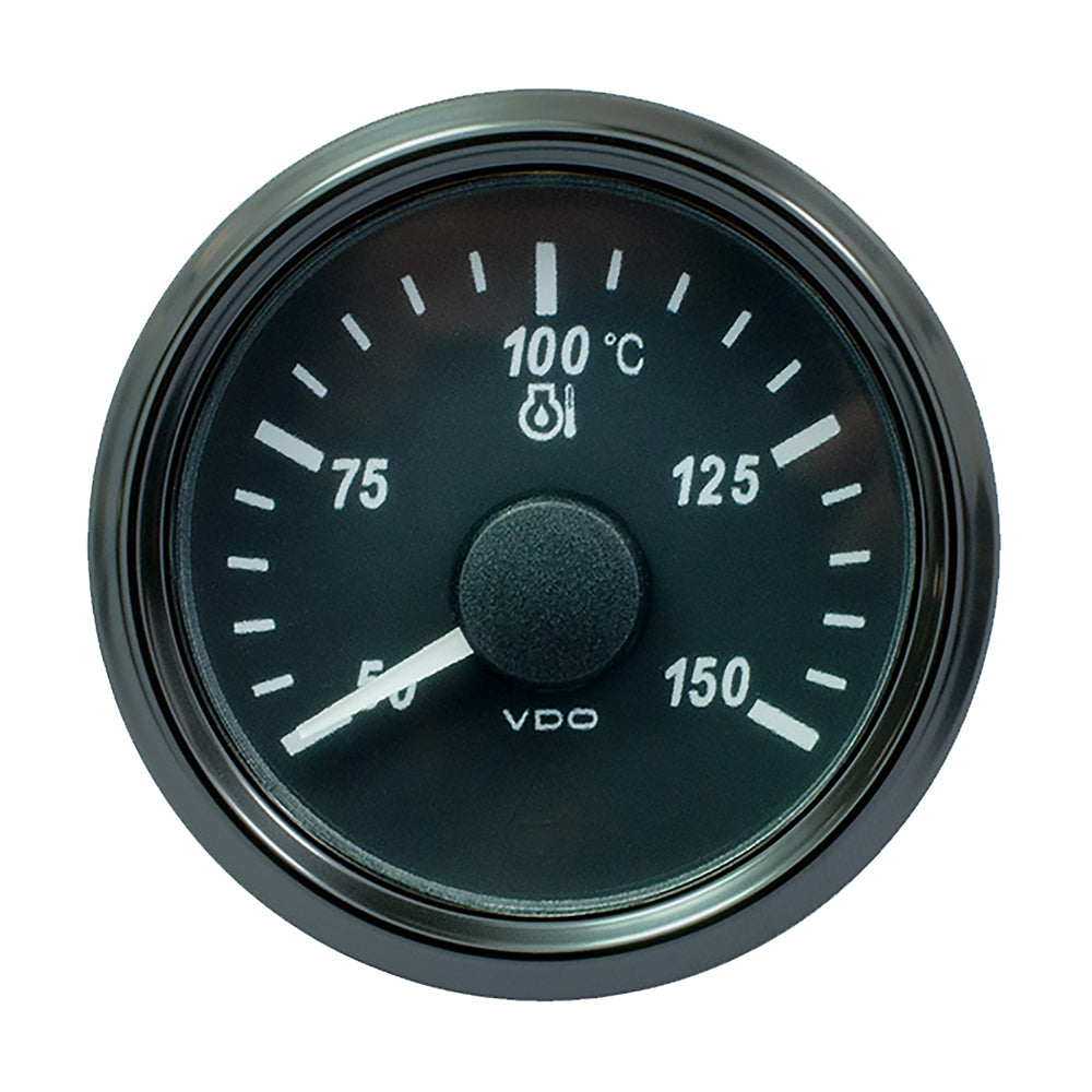 VDO SingleViu 52mm (2-1/16") Oil Temp. Gauge - Euro - 150 C - 322-18 Ohm - Deckhand Marine Supply