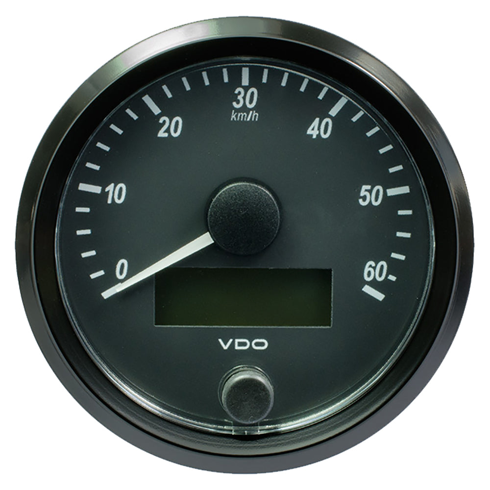 VDP SingleViu 80mm (3-1/8") Speedometer - 60 KM/H - Deckhand Marine Supply