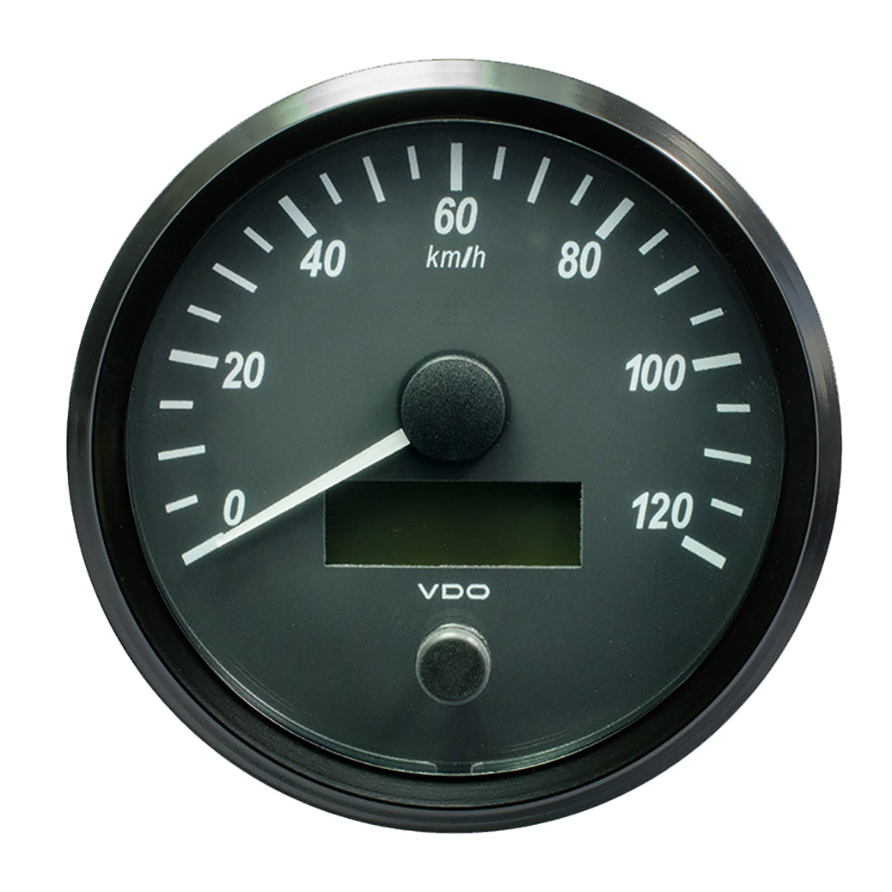 VDO SingleViu 100mm (4") Speedometer - 120 KM/H - Deckhand Marine Supply