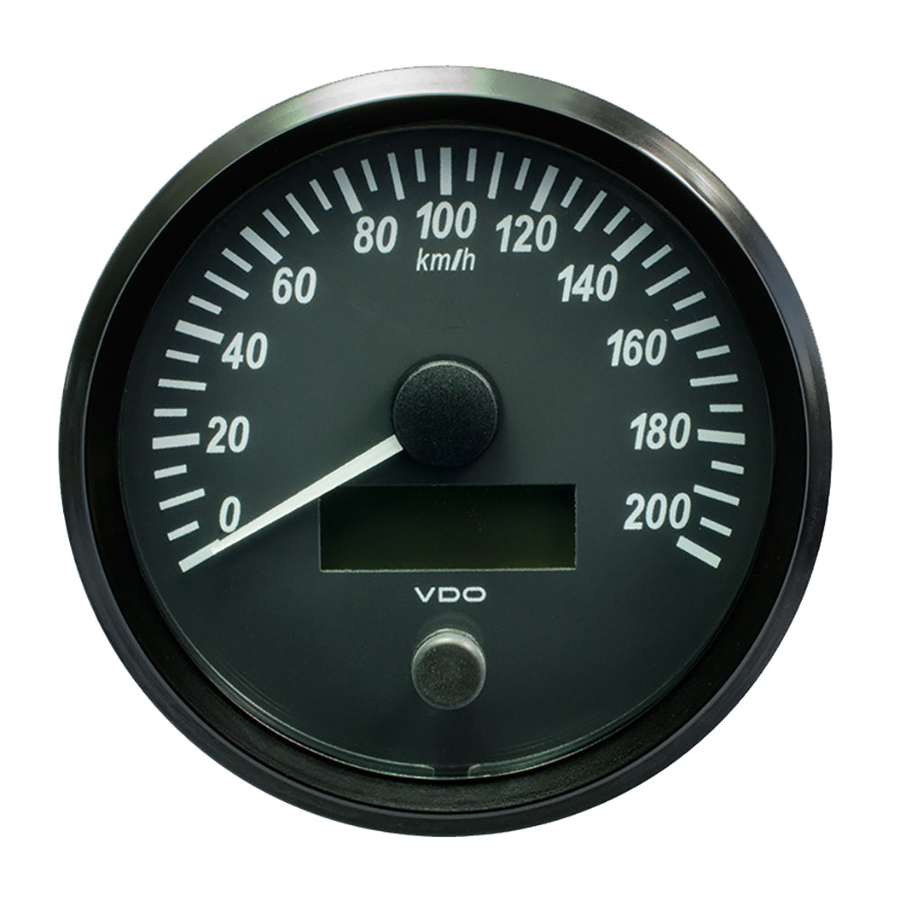 VDO SingleViu 100mm (4") Speedometer - 140 MPH - Deckhand Marine Supply
