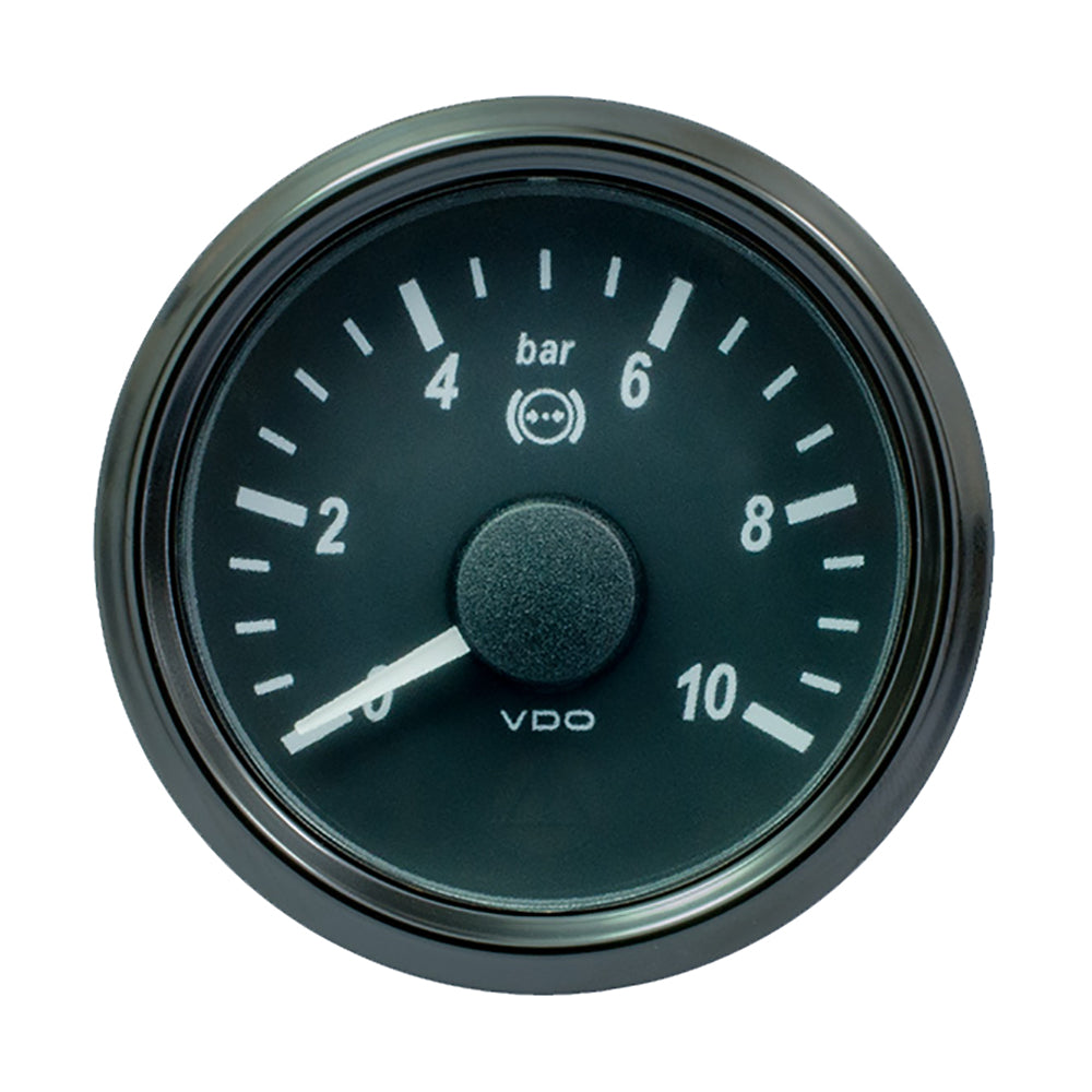 VDO SingleViu 52mm (2-1/16") Brake Pressure Gauge - 10 Bar - 0-5V - Deckhand Marine Supply