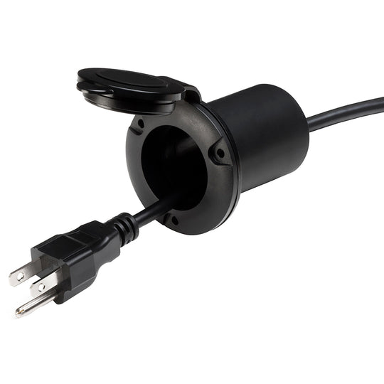 ProMariner Universal AC Plug - Black - Deckhand Marine Supply