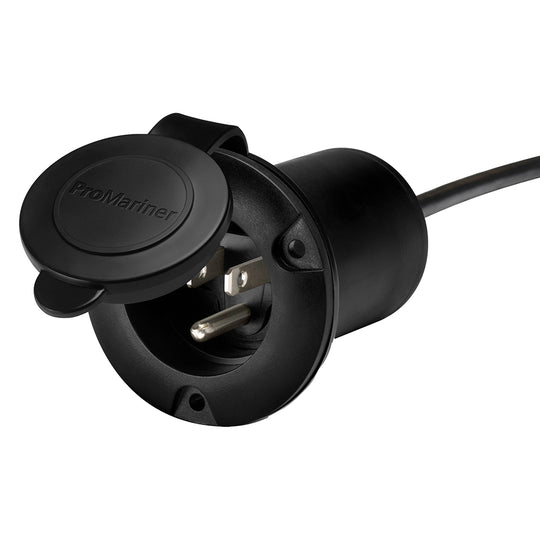 ProMariner Universal AC Plug - Black - Deckhand Marine Supply