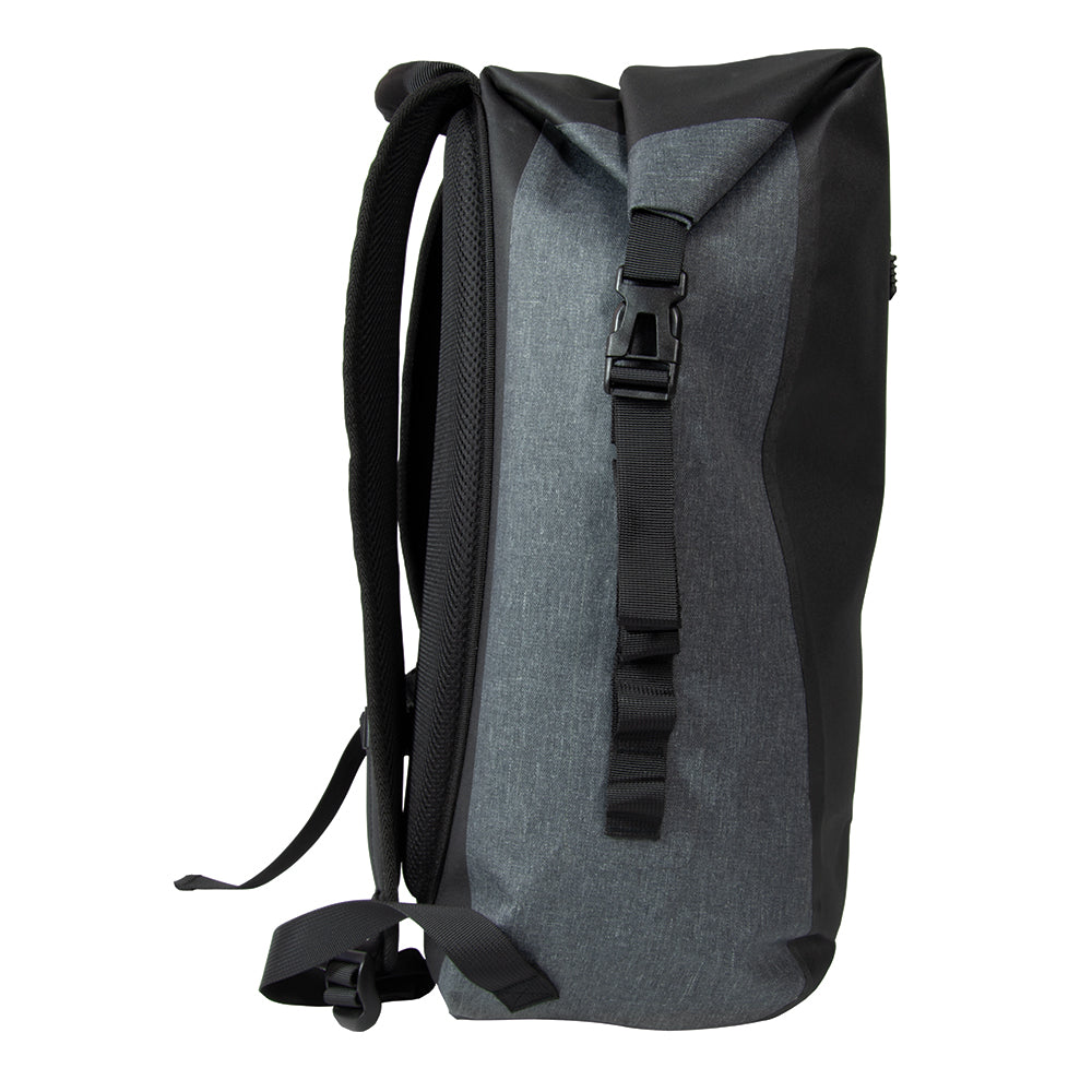 Ronstan Dry Roll Top - 30L Bag - Black  Grey - Deckhand Marine Supply