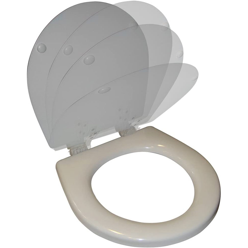 Raritan Soft Close Household Style Seat  Cover - White - Deckhand Marine Supply