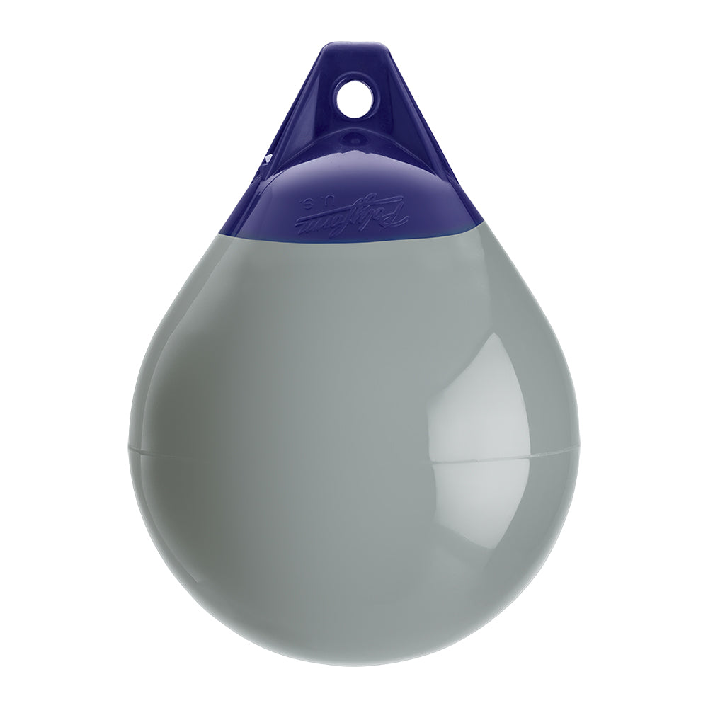 Polyform A-2 Buoy 14.5" Diameter - Grey - Deckhand Marine Supply