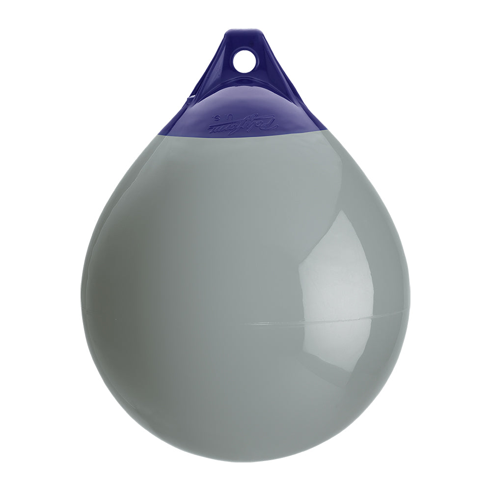 Polyform A-3 Buoy 17" Diameter - Grey - Deckhand Marine Supply