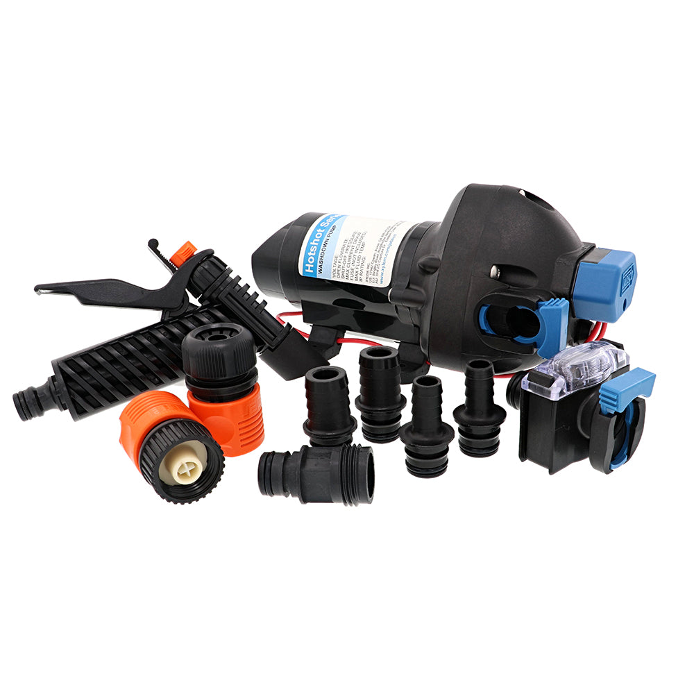 Jabsco HotShot 3 Washdown Pump - 12V - 3 GPM - 50 PSI - Deckhand Marine Supply