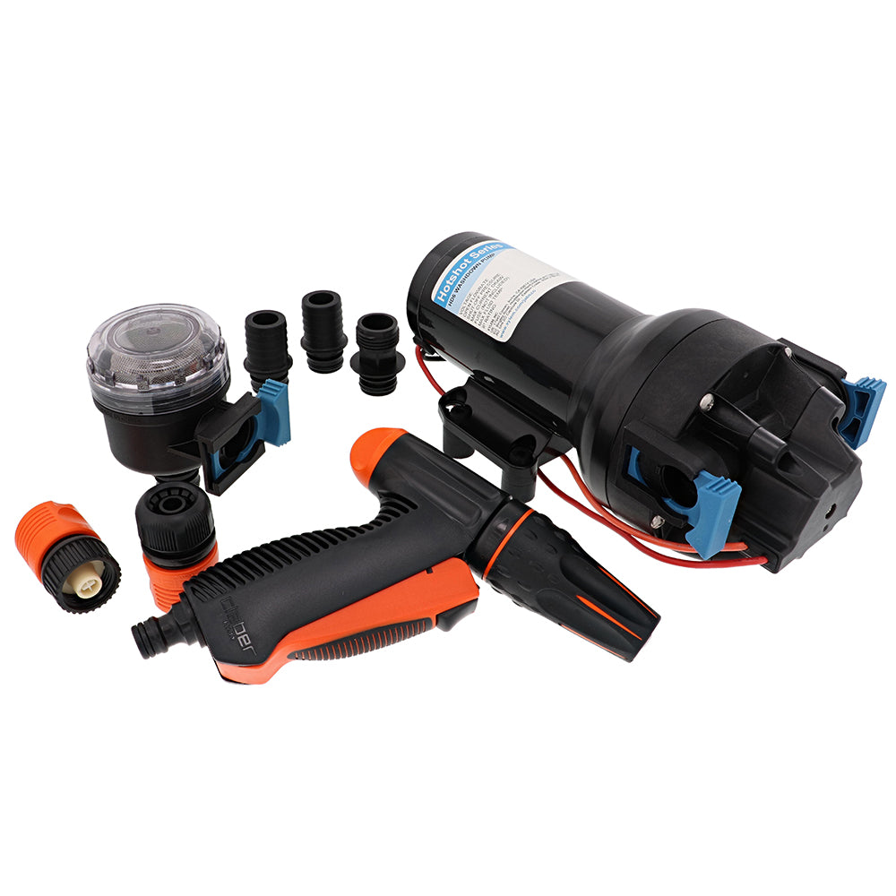 Jabsco HotShot HD6 Heavy Duty Washdown Pump - 24V - 6 GPM - 70 PSI - Deckhand Marine Supply
