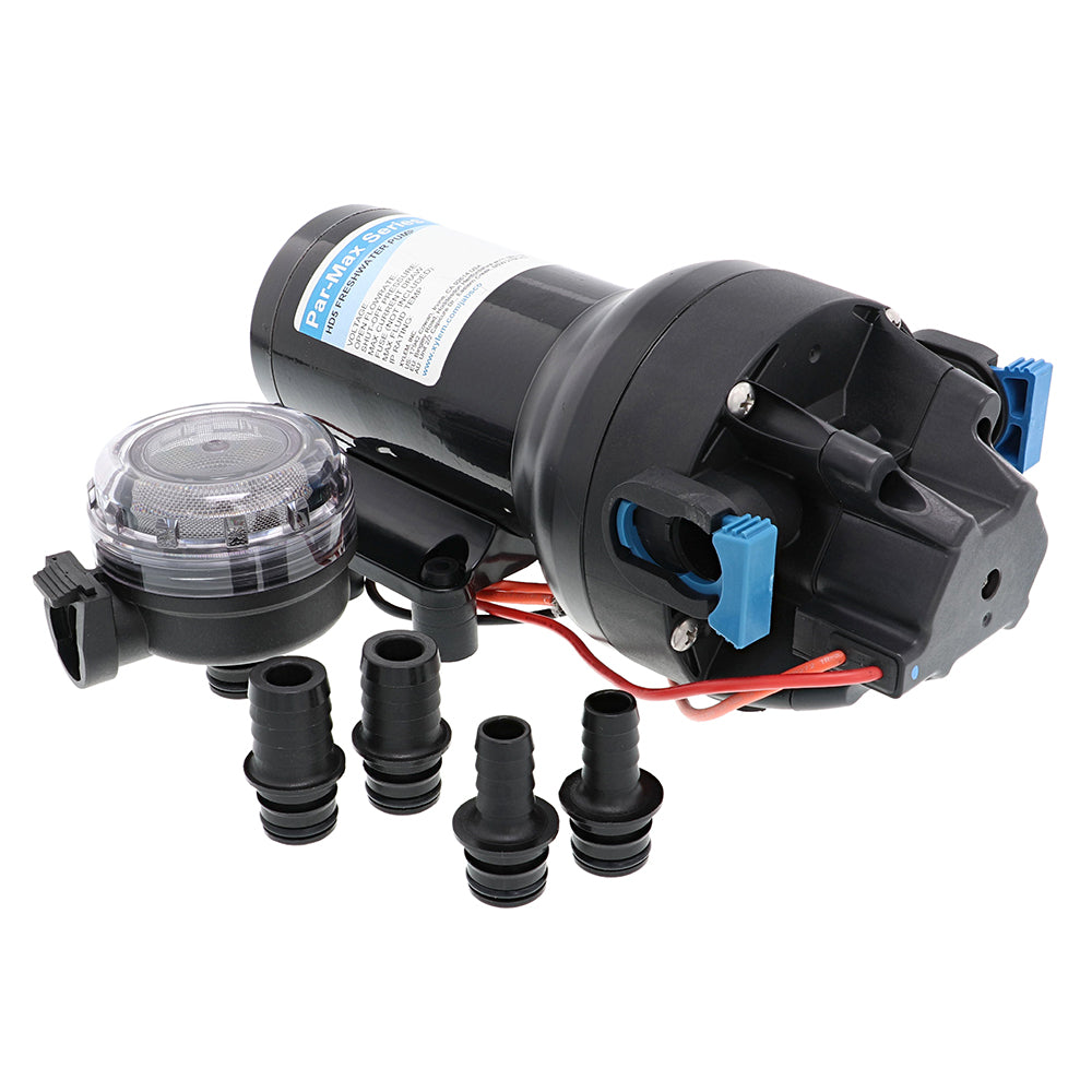 Jabsco Par-Max HD5 Heavy Duty Water Pressure Pump - 12V - 5 GPM - 40 PSI - Deckhand Marine Supply