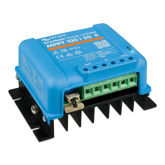 Victron SmartSolar MPPT 100/20 - Up to 48 VDC - UL Approved - Deckhand Marine Supply