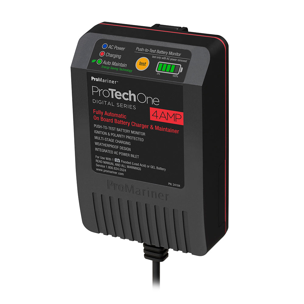 ProMariner ProTechOne - 4 AMP - AC Inlet - Deckhand Marine Supply