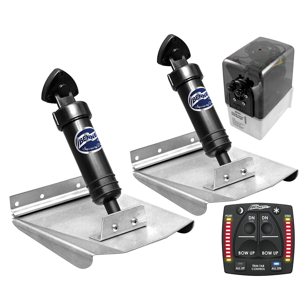 Bennett Marine M80 Sport Tab System w/One Box Indication - Deckhand Marine Supply