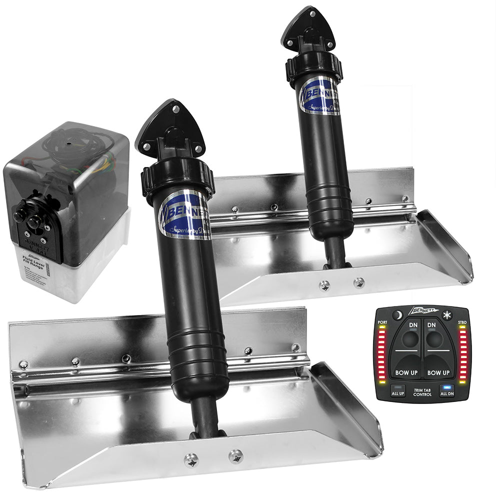 Bennett Marine 12x9 Sport Tab System w/One Box Indication - Deckhand Marine Supply
