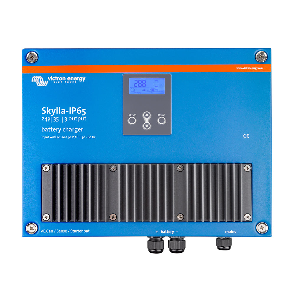 Victron Skylla-IP65 24/35 3-Bank 120-240VAC Battery Charger - Deckhand Marine Supply