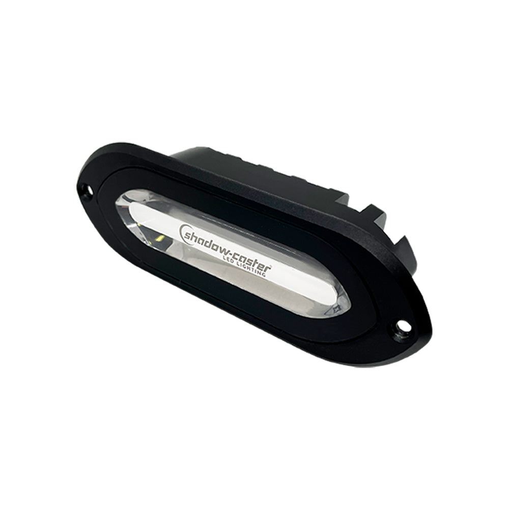 Shadow-Caster SCM-SL Series Flush Mount Spreader Light -Black Housing - Full-Color - Deckhand Marine Supply
