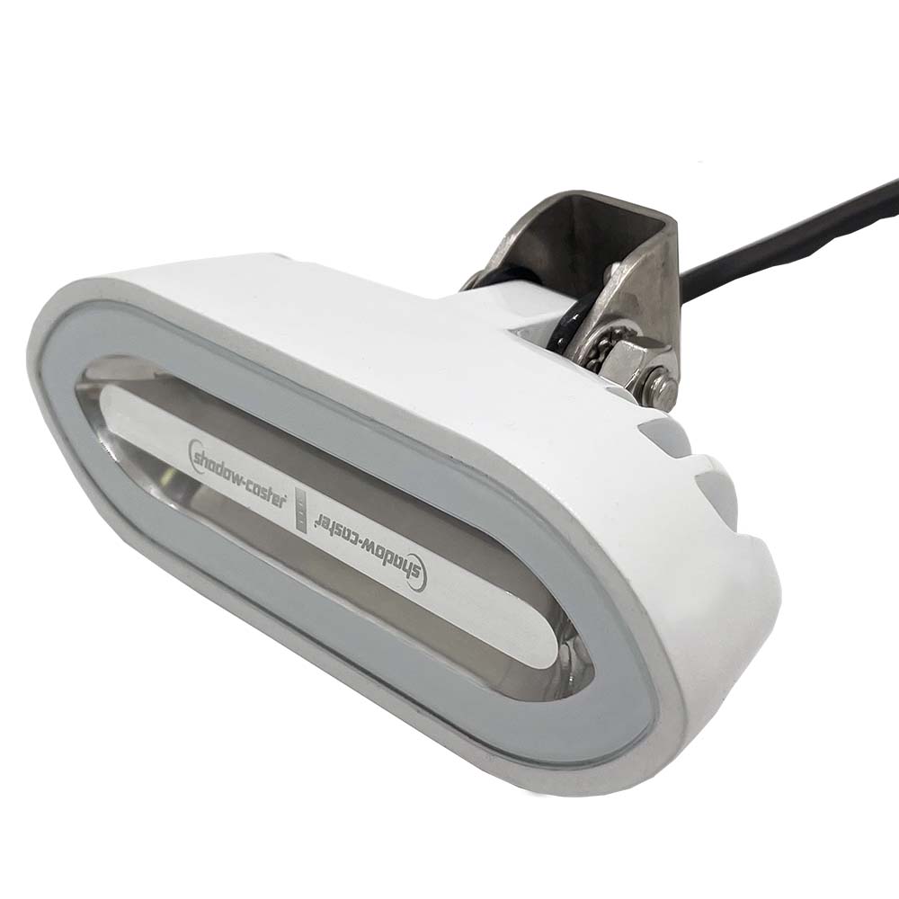 Shadow-Caster SCM-SL Series Bracket Mount Spreader Light - White Housing - Full-Color - Deckhand Marine Supply