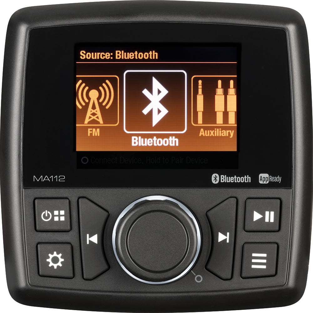 Marine Audio MA112 Stereo - AM/FM/BT - Deckhand Marine Supply