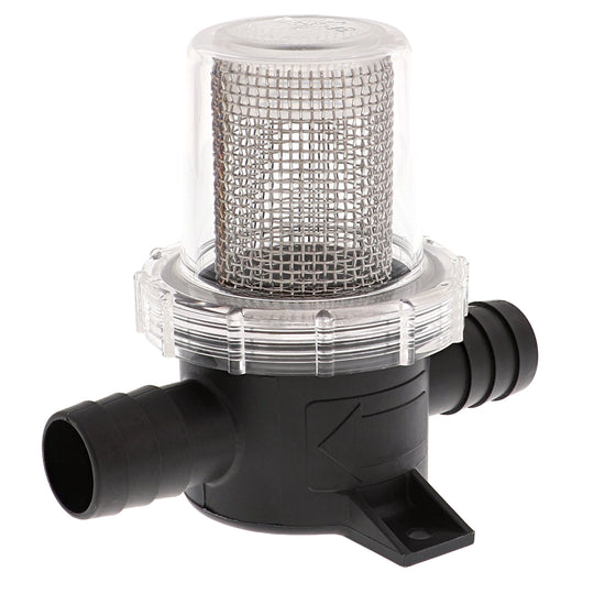 Jabsco Pumpgard In-Line Strainer 3/4 Hose - 40 Mesh - Deckhand Marine Supply