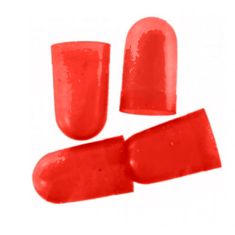 VDO Light Diffuser f/Type D Peanut Bulb - Red - 4 Pack - Deckhand Marine Supply