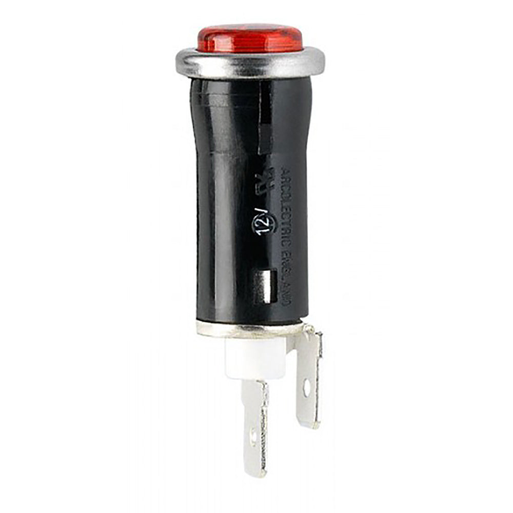 VDO Red Snap-In Panel Mount Light - 12V - Deckhand Marine Supply