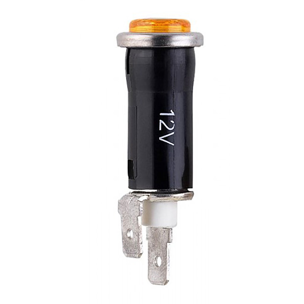 VDO Yellow Snap-In Panel Mount Light - 12V - Deckhand Marine Supply