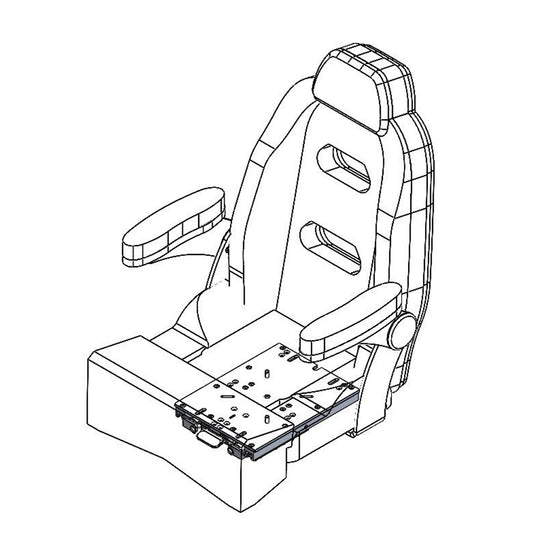 TACO Low Profile Adjustable Seat Slide - Deckhand Marine Supply