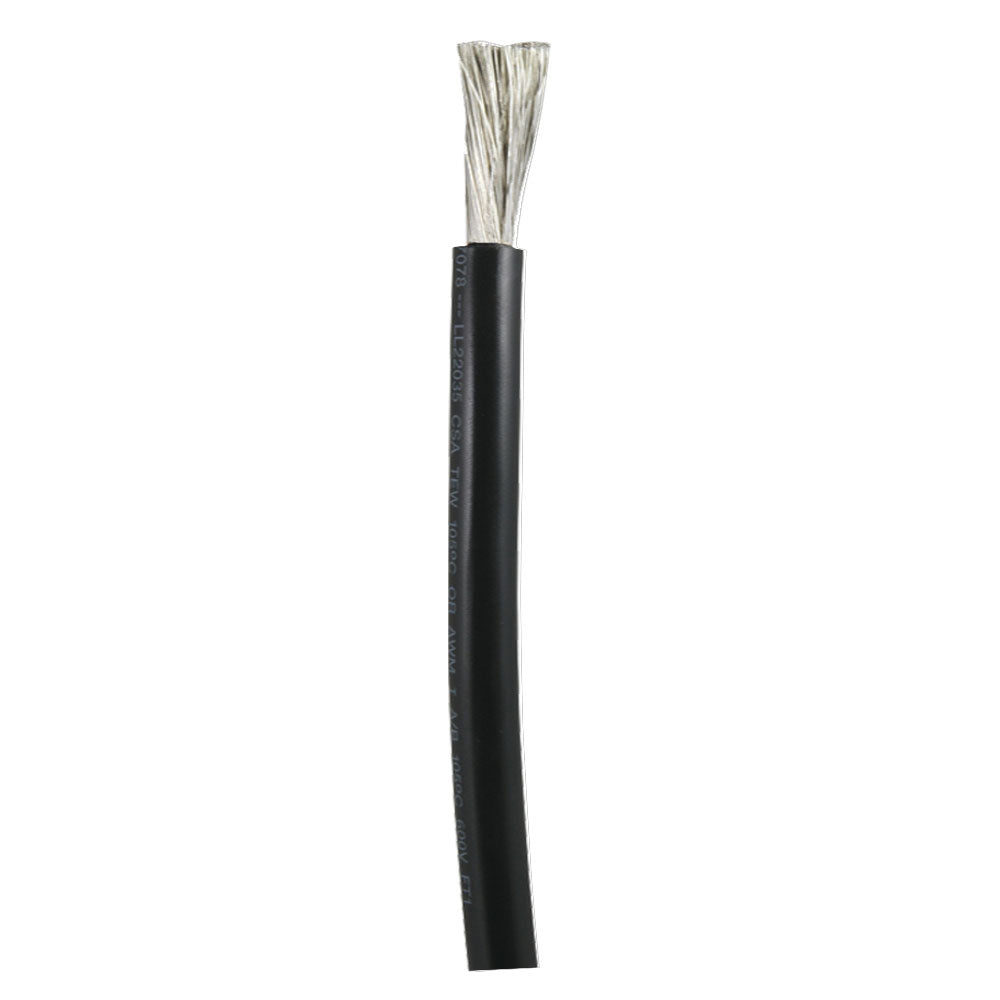 Ancor Tinned Copper Battery Cable, 3/0 AWG (81mm2) - Black - Sold By The Foot - Deckhand Marine Supply