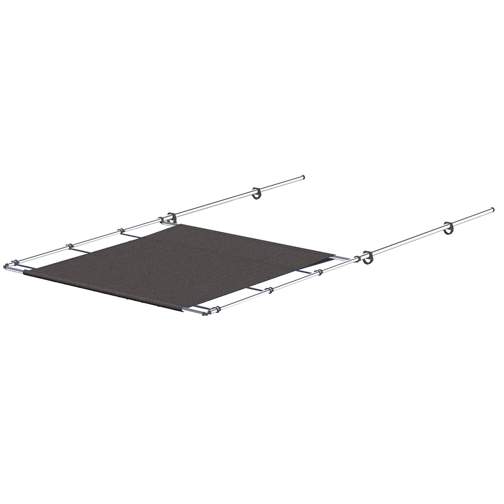 SureShade PTX Power Shade - 51" Wide - Stainless Steel - Grey - Deckhand Marine Supply