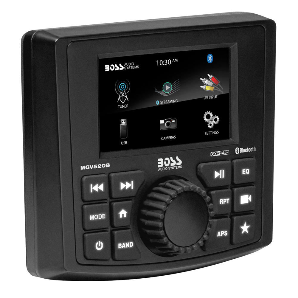 Boss Audio MGV520B Marine Stereo w/AM/FM/BT/USB/Rear Camera - Deckhand Marine Supply