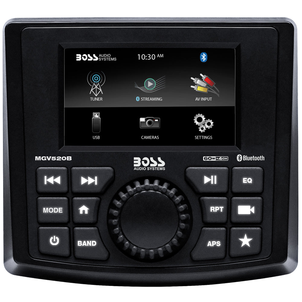 Boss Audio MGV520B Marine Stereo w/AM/FM/BT/USB/Rear Camera - Deckhand Marine Supply