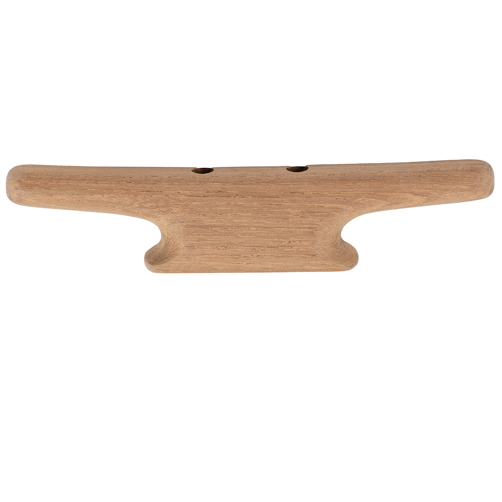 Whitecap 8" Cleat - Teak - Deckhand Marine Supply