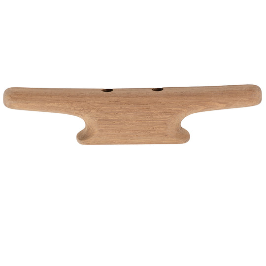Whitecap 8" Cleat - Teak - Deckhand Marine Supply