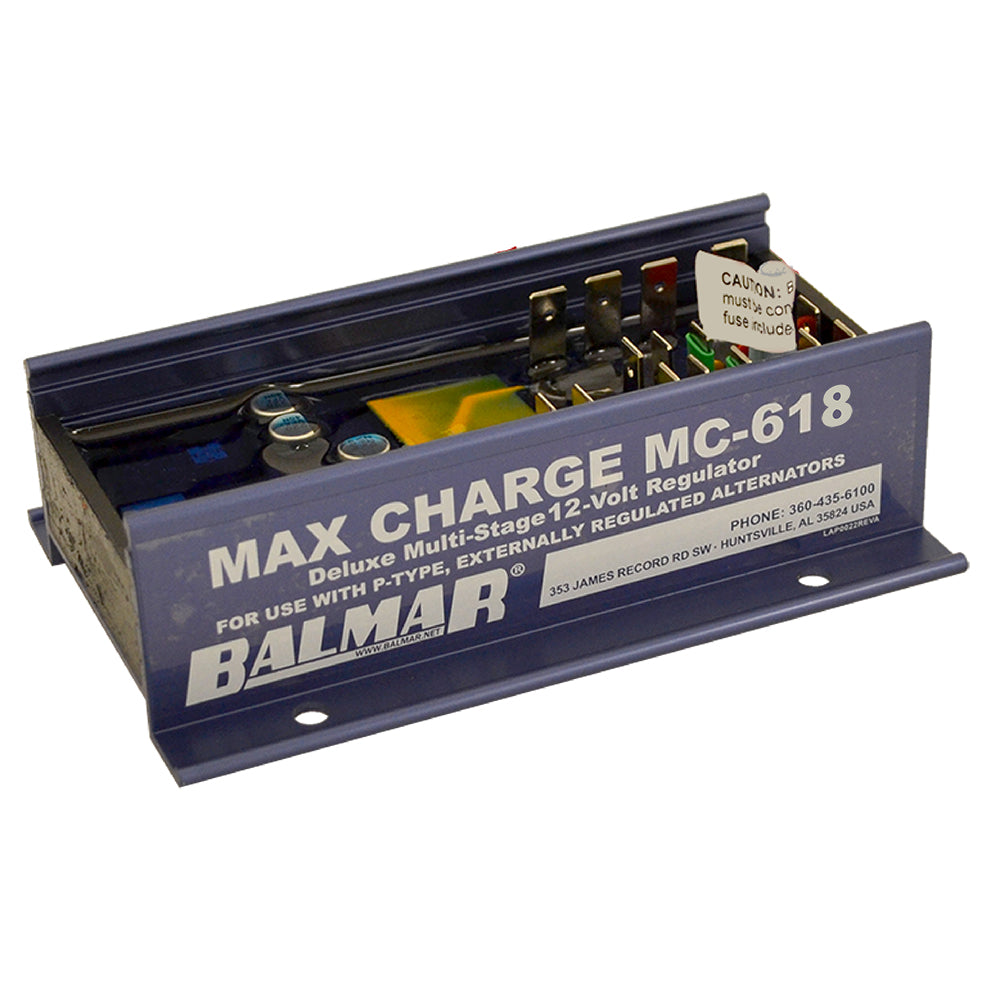 Balmar Max Charge MC618 Multi-Stage Regulator w/o Harness - 12V - Deckhand Marine Supply