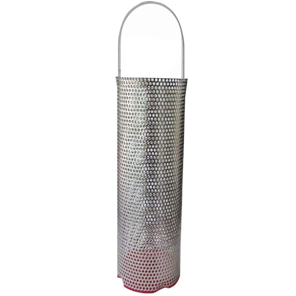 Perko 304 Stainless Steel Basket Strainer Only Size 7 f/1-1/4" Strainer - Deckhand Marine Supply