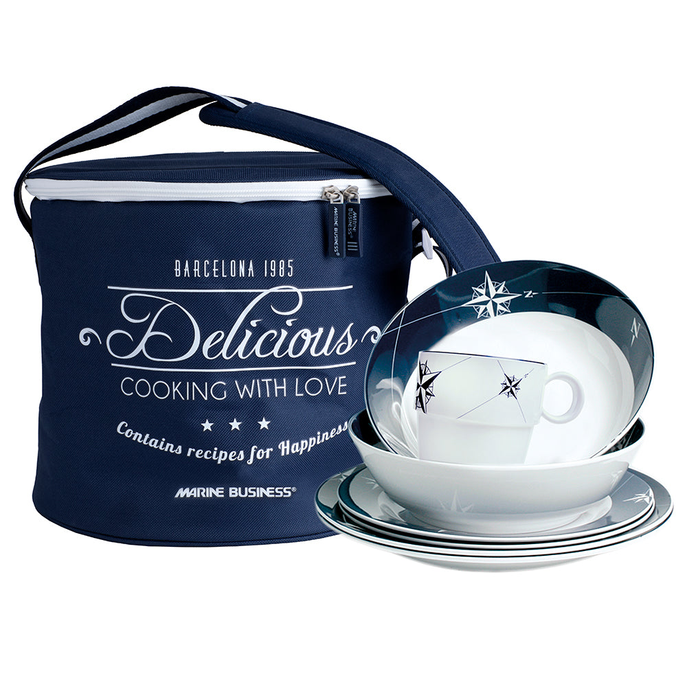 Marine Business Melamine Tableware  Basket - NORTHWIND - Set of 16 - Deckhand Marine Supply