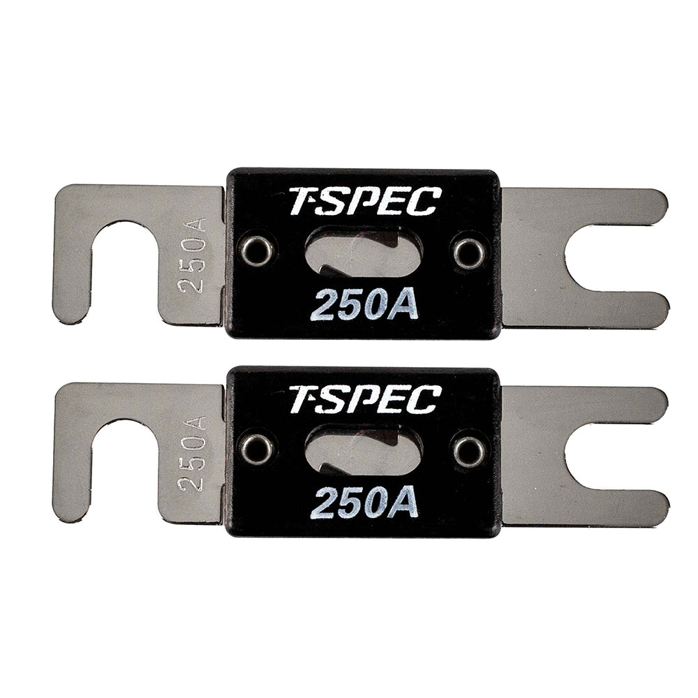T-Spec V8 Series 250 AMP ANL Fuse - 2 Pack - Deckhand Marine Supply