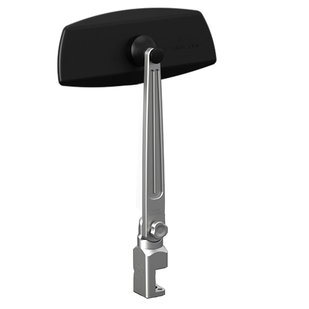PTM Edge Pontoon Mirror/Bracket Kit w/VR-100 Pro  PCX-200 (Silver) - Deckhand Marine Supply