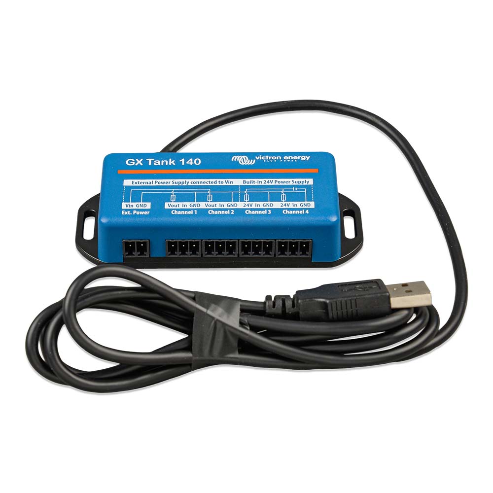 Victron GX Tank 140 Tank Monitoring f/4-20 MA, 1-10VDC Sensors - Monitors Up to 4 Sensors *Sensor Not Included - Deckhand Marine Supply