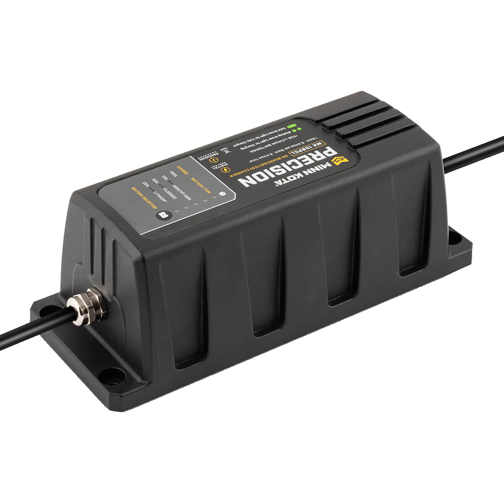 Minn Kota On-Board Precision Charger MK-106 PCL 1 Bank x 6 AMP LI Optimized Charger - Deckhand Marine Supply