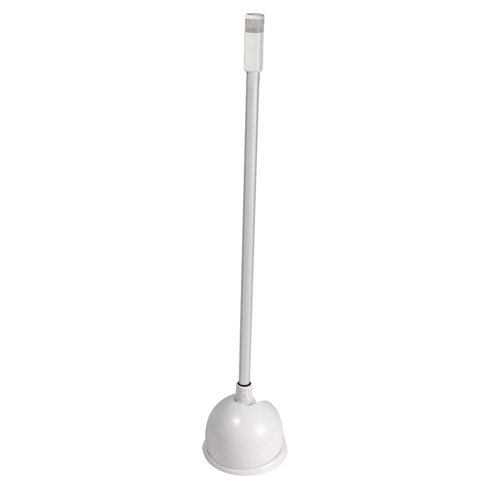 Lumitec Contour Anchor Light - 12" - White Shaft, White Base - Deckhand Marine Supply