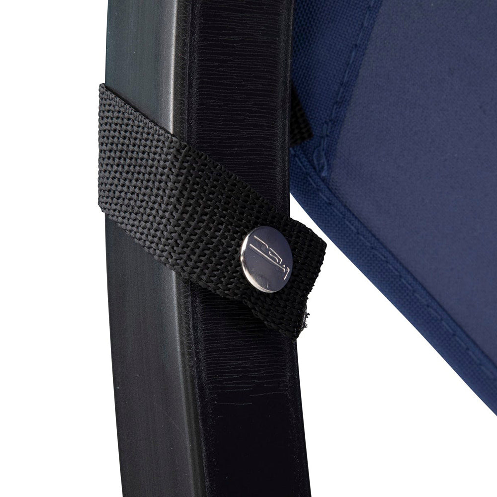 SureShade Power Bimini - Black Anodized Frame - Navy Fabric - Deckhand Marine Supply