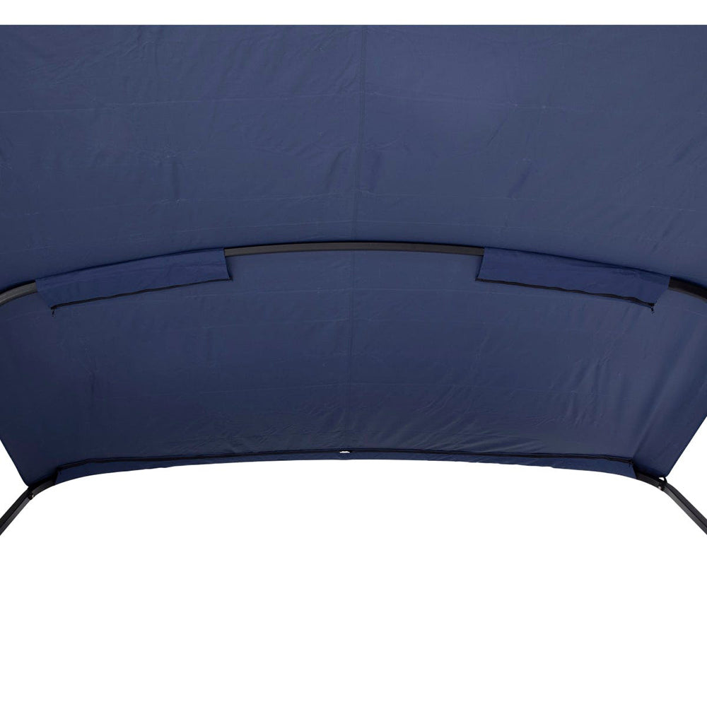 SureShade Power Bimini - Black Anodized Frame - Navy Fabric - Deckhand Marine Supply