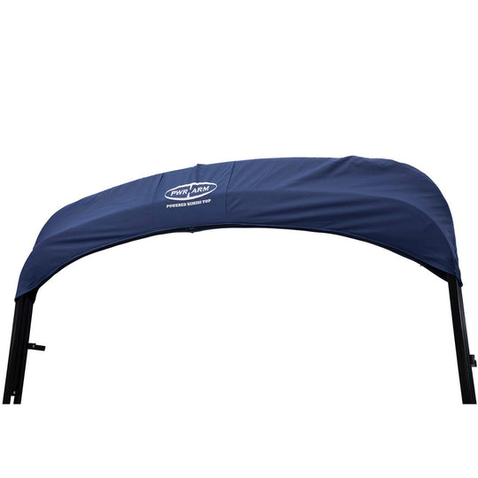 SureShade Power Bimini - Black Anodized Frame - Navy Fabric - Deckhand Marine Supply